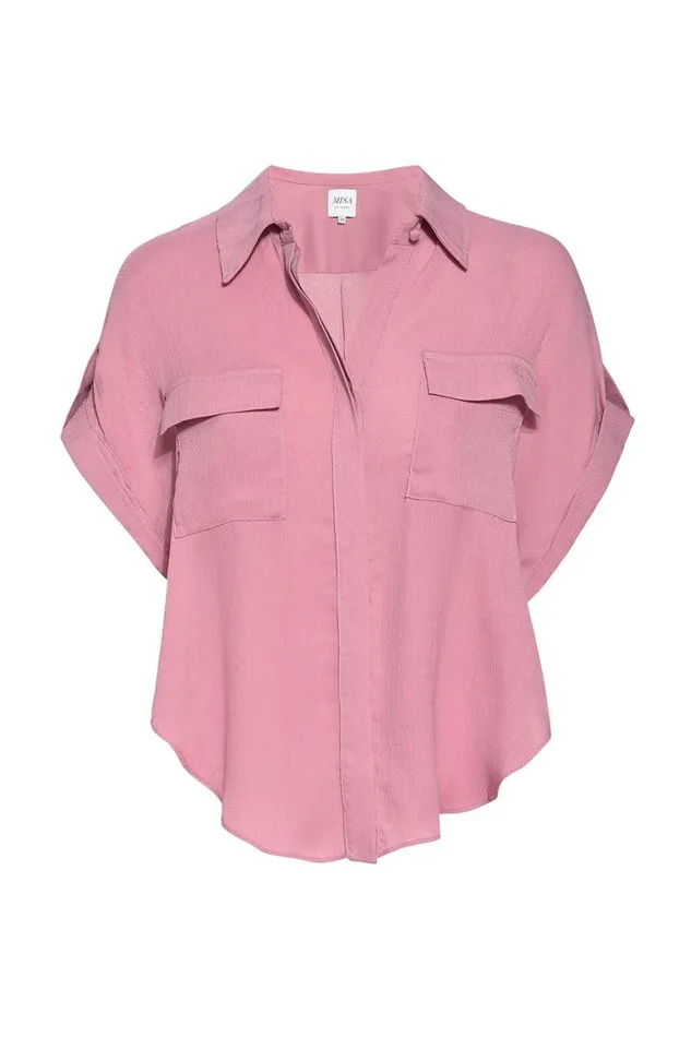Women MISA Los Angeles Tops ERIN TOP Mauve