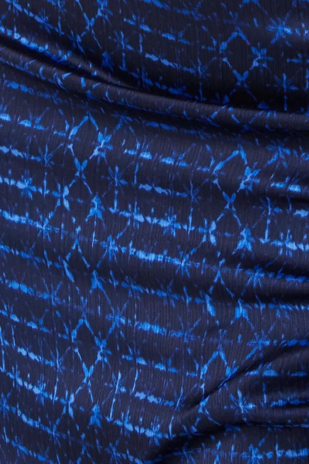 Women MISA Los Angeles Tops ERIN TOP Midnight Shibori
