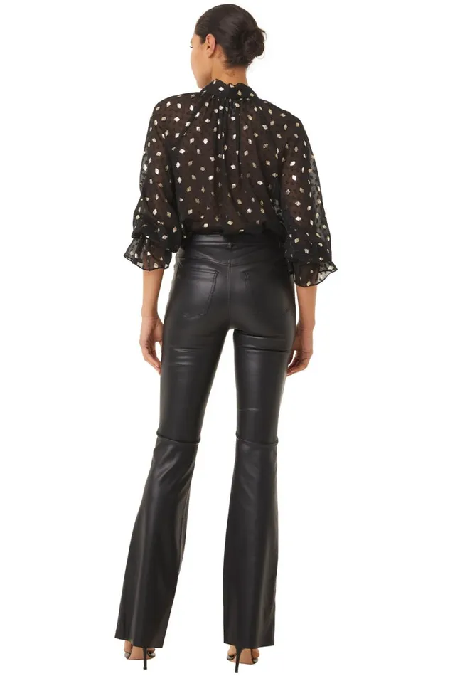 Women MISA Los Angeles Tops GRACIE TOP Diamond Clip Dot