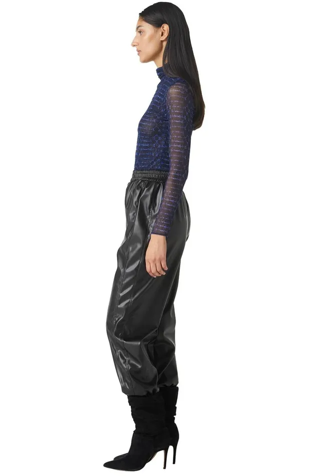Women MISA Los Angeles Tops NADJA TOP Midnight Shibori