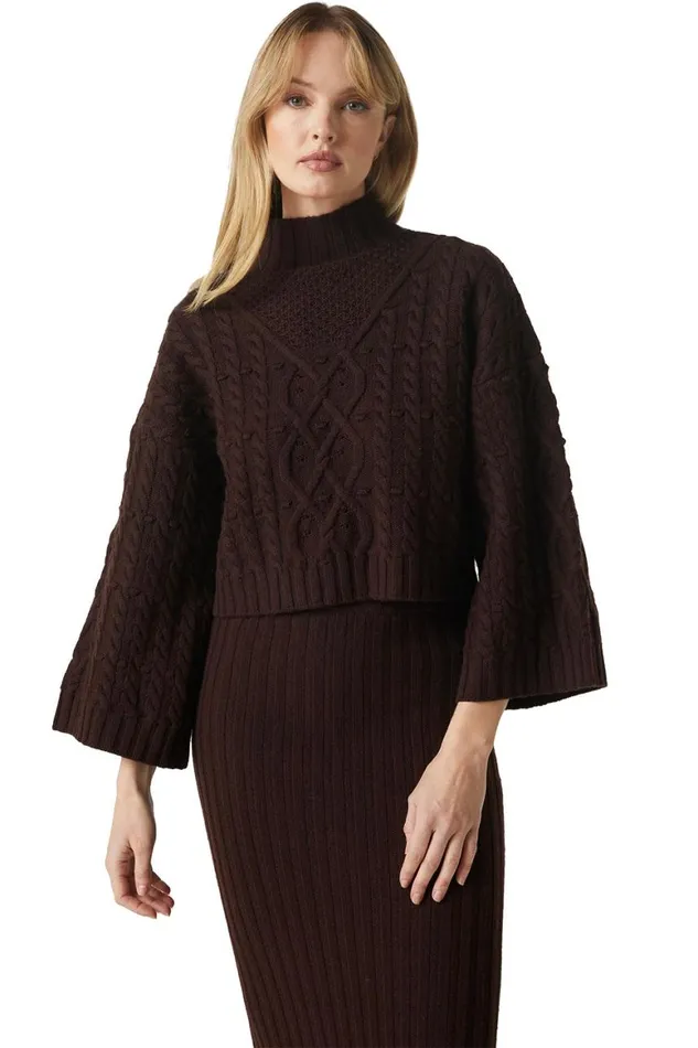 Women MISA Los Angeles Tops OONA SWEATER Hunter Green