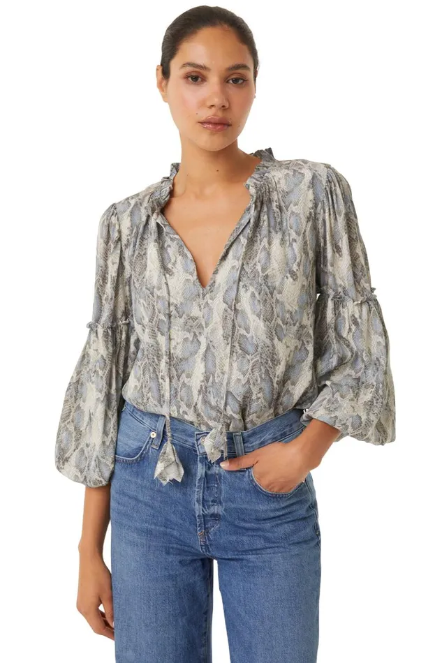 Women MISA Los Angeles Tops RENATA TOP Spring Python