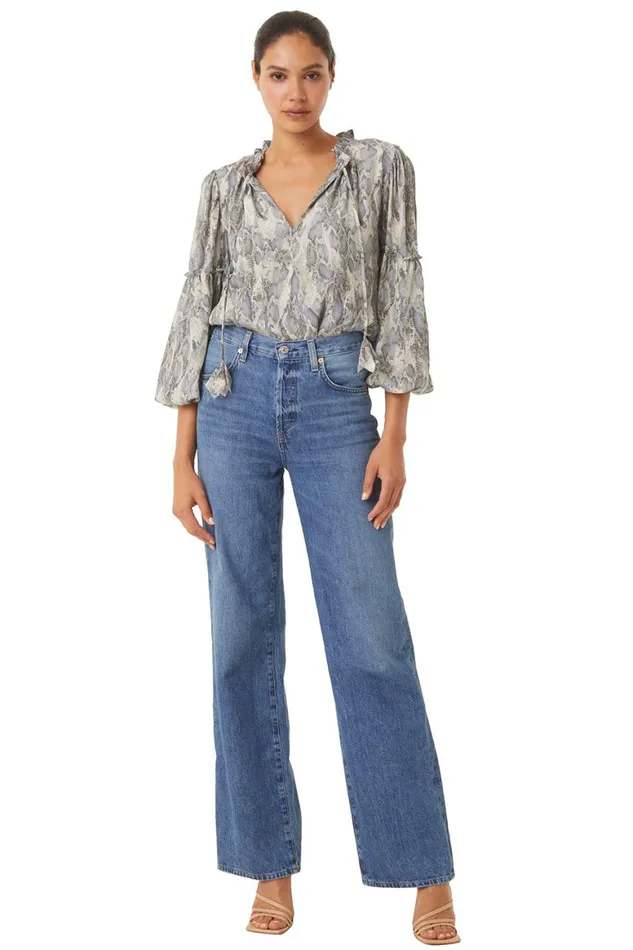 Women MISA Los Angeles Tops RENATA TOP Spring Python