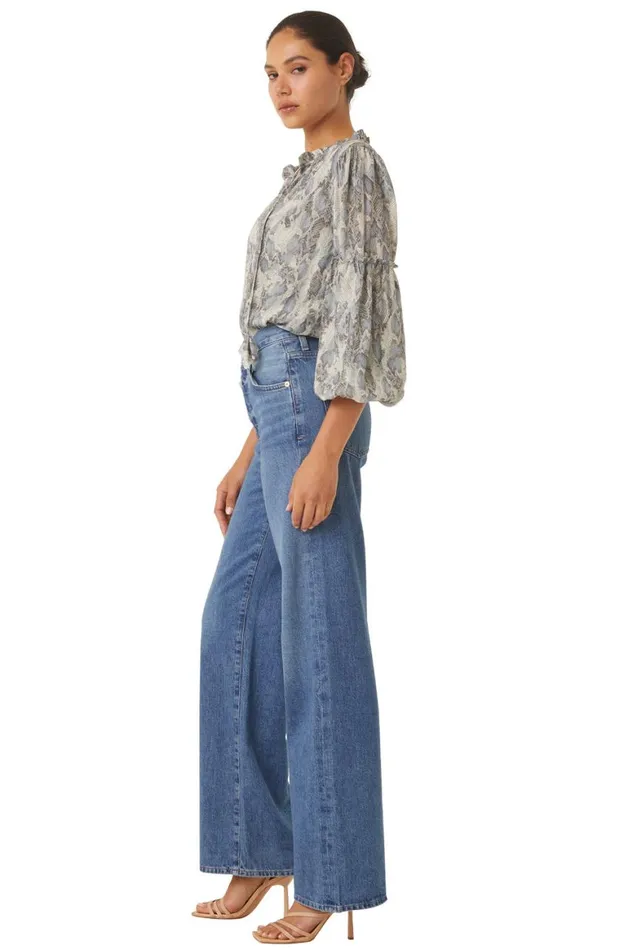 Women MISA Los Angeles Tops RENATA TOP Spring Python