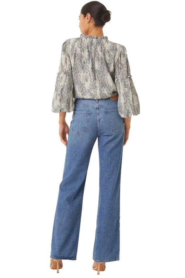Women MISA Los Angeles Tops RENATA TOP Spring Python