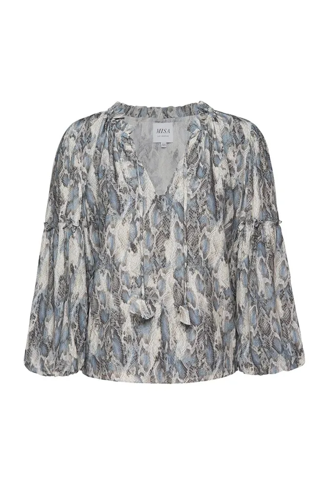 Women MISA Los Angeles Tops RENATA TOP Spring Python