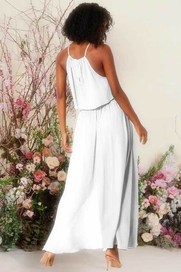 Women MISA Los Angeles Tops SAANA TOP White