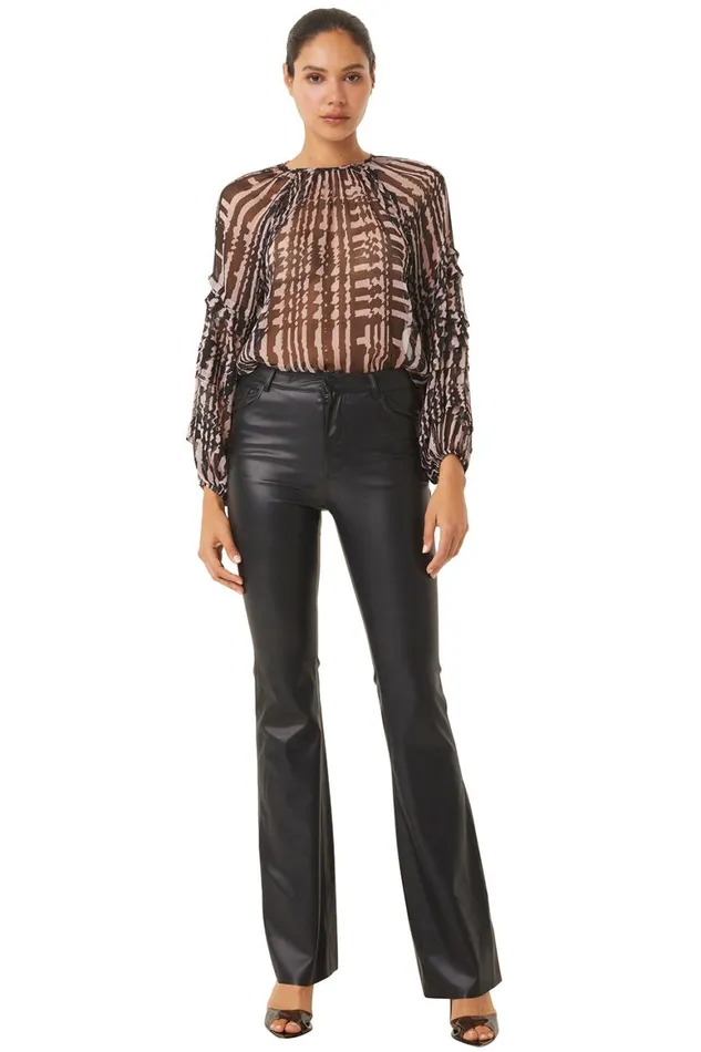 Women MISA Los Angeles Tops VICTOIRE TOP Holiday Abstraction