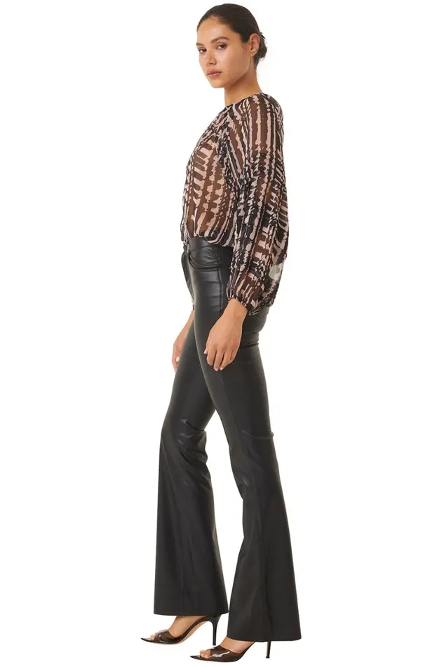 Women MISA Los Angeles Tops VICTOIRE TOP Holiday Abstraction