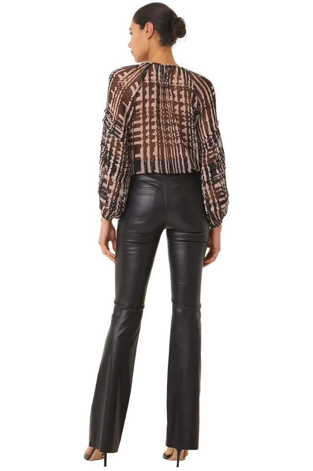 Women MISA Los Angeles Tops VICTOIRE TOP Holiday Abstraction