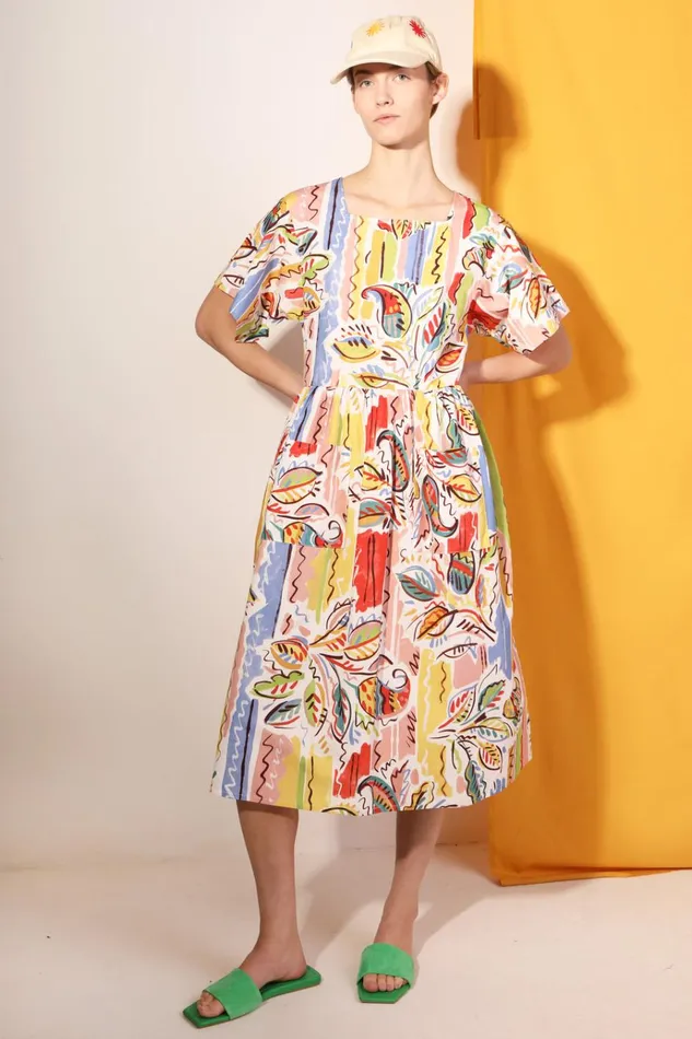Women Mitch Dress Painted Paisley LF Markey Dresses