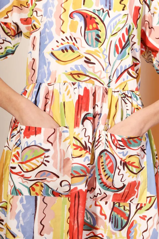 Women Mitch Dress Painted Paisley LF Markey Dresses