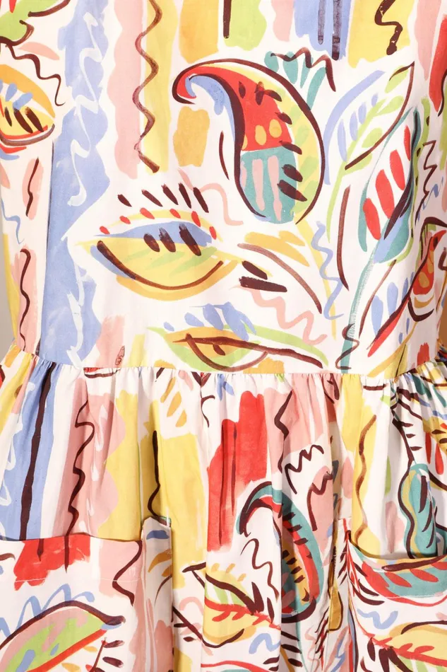 Women Mitch Dress Painted Paisley LF Markey Dresses