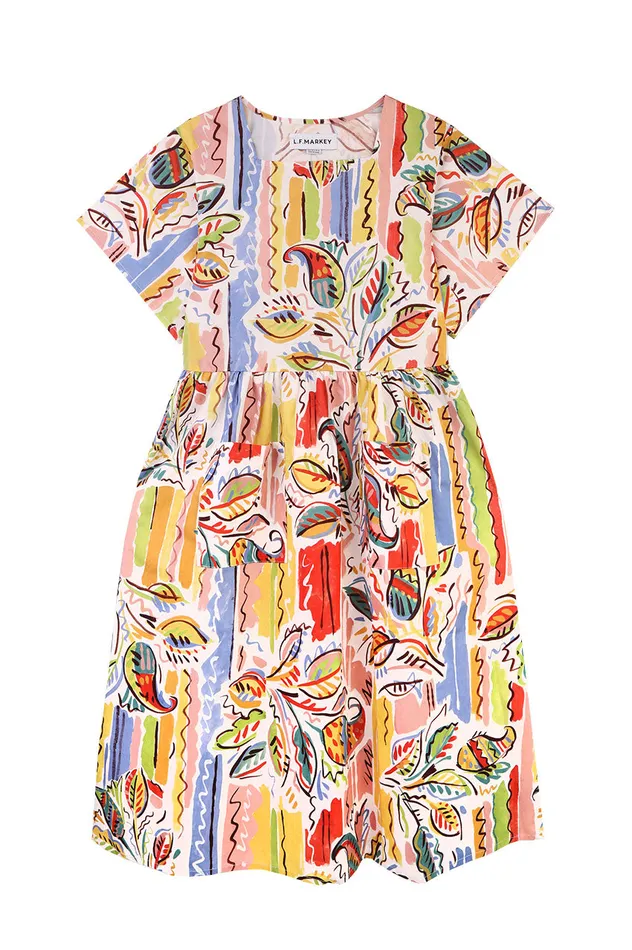 Women Mitch Dress Painted Paisley LF Markey Dresses