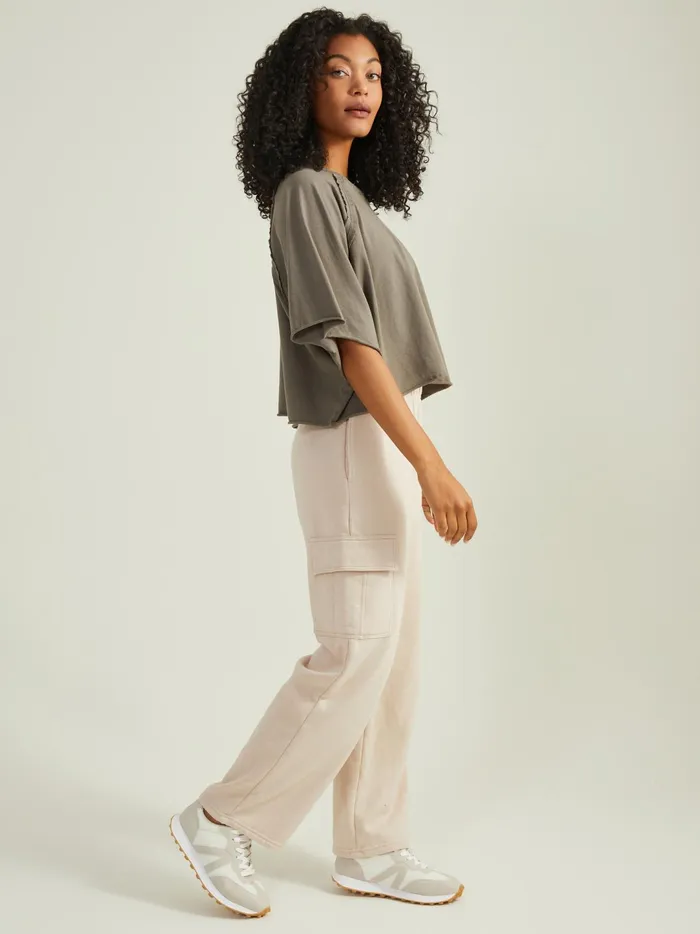 Women Move With It Cropped Tee Smokeyolive Altar039d State Activewear