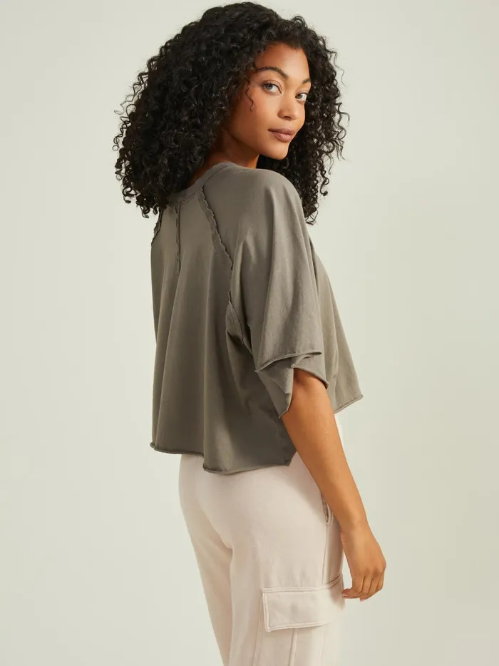 Women Move With It Cropped Tee Smokeyolive Altar039d State Activewear