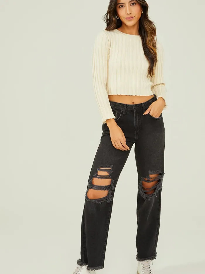 Women Myla Ribbed Top Cream Altar039d State Blouses