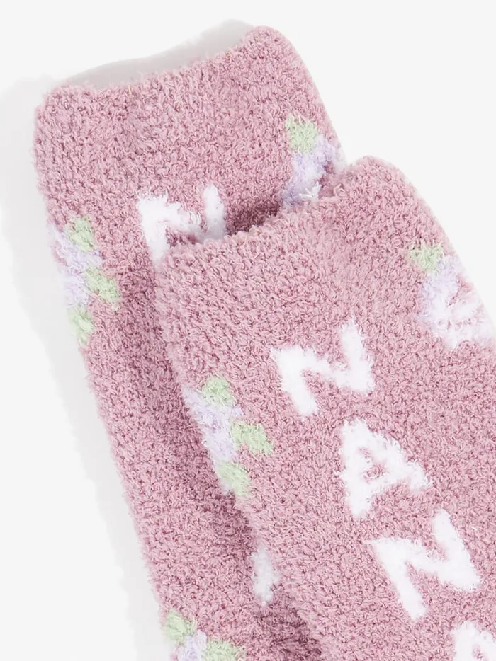 Women Nana Floral Cozy Socks Elderberry Altar039d State Socks