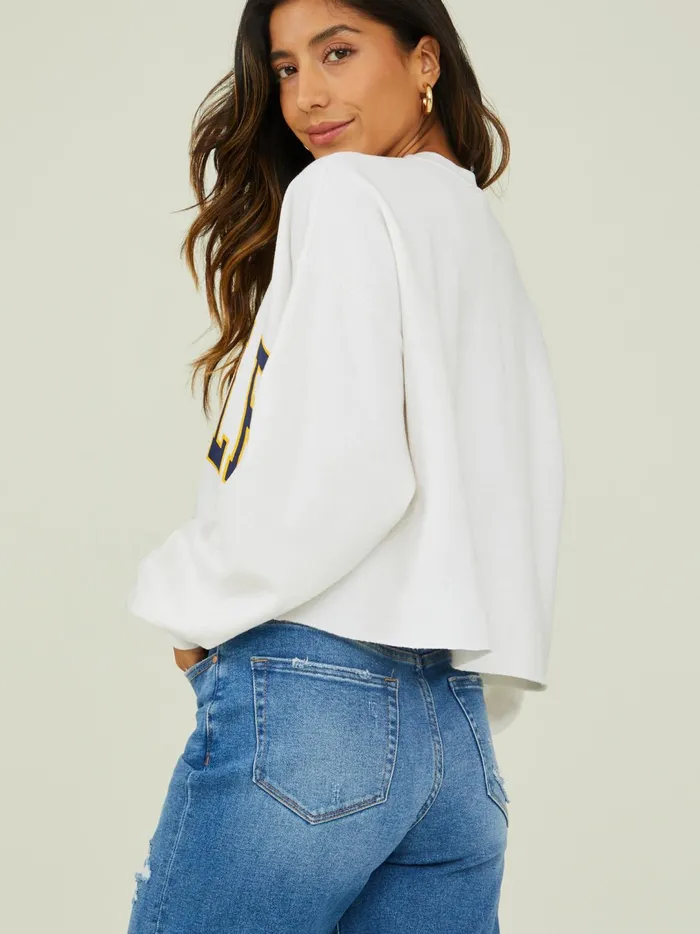 Women Nashville Cropped Fleece Sweatshirt Antiquewhite Altar039d State Graphics