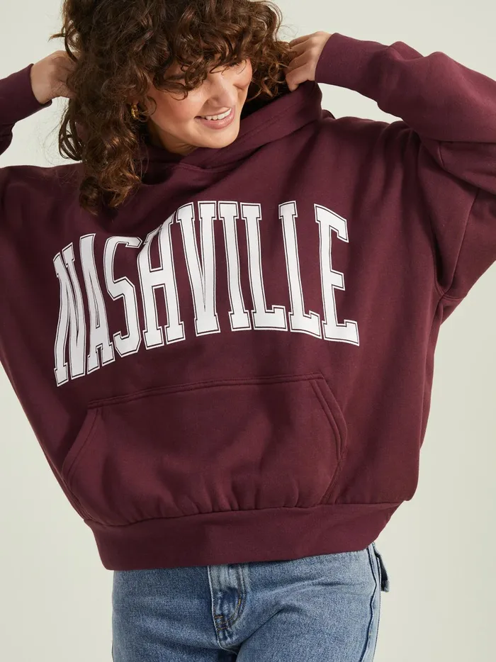 Women Nashville Fleece Hoodie Winetasting Altar039d State Graphics