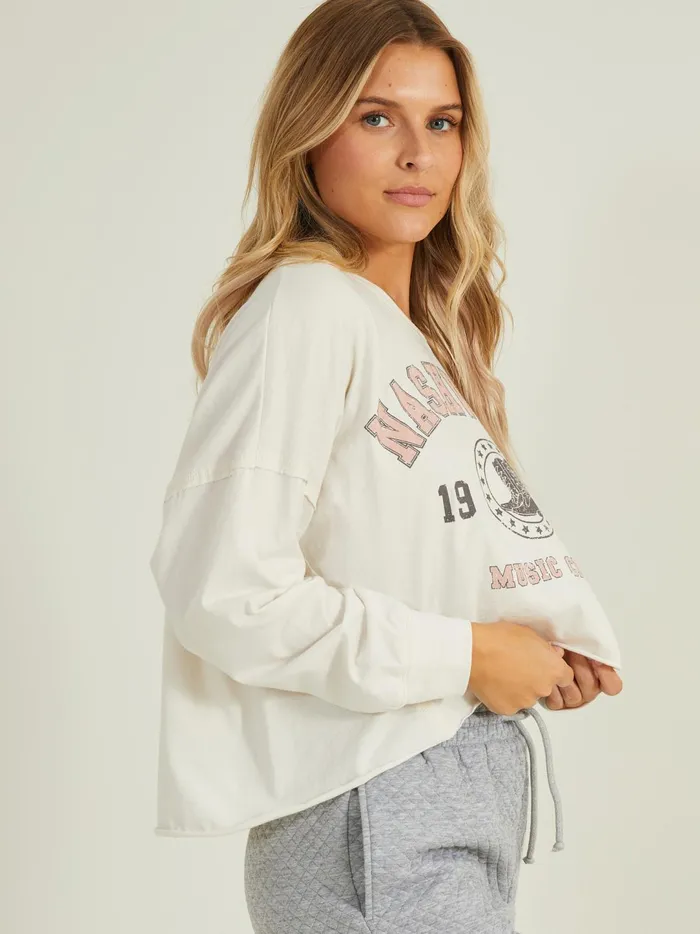 Women Nashville Music City Graphic Tee Arcticwolf Altar039d State Activewear