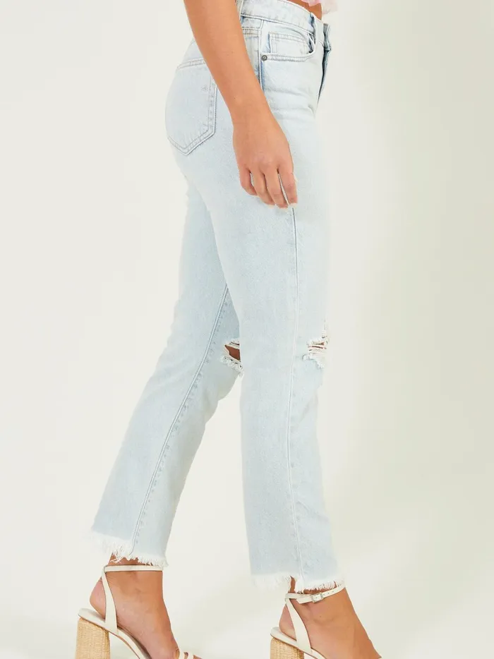 Women Natalia Straight Leg Jeans Lightwash Altar039d State Jeans