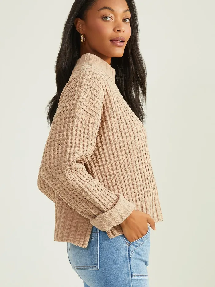 Women Natalie Matte Chenille Sweater Taupe Altar039d State Sweaters