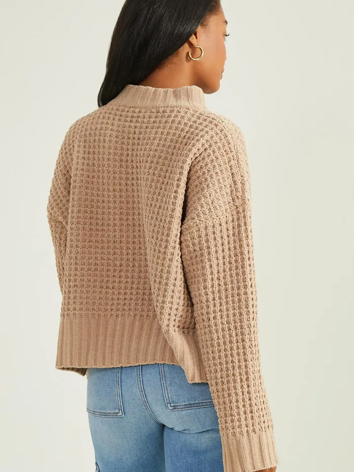 Women Natalie Matte Chenille Sweater Taupe Altar039d State Sweaters