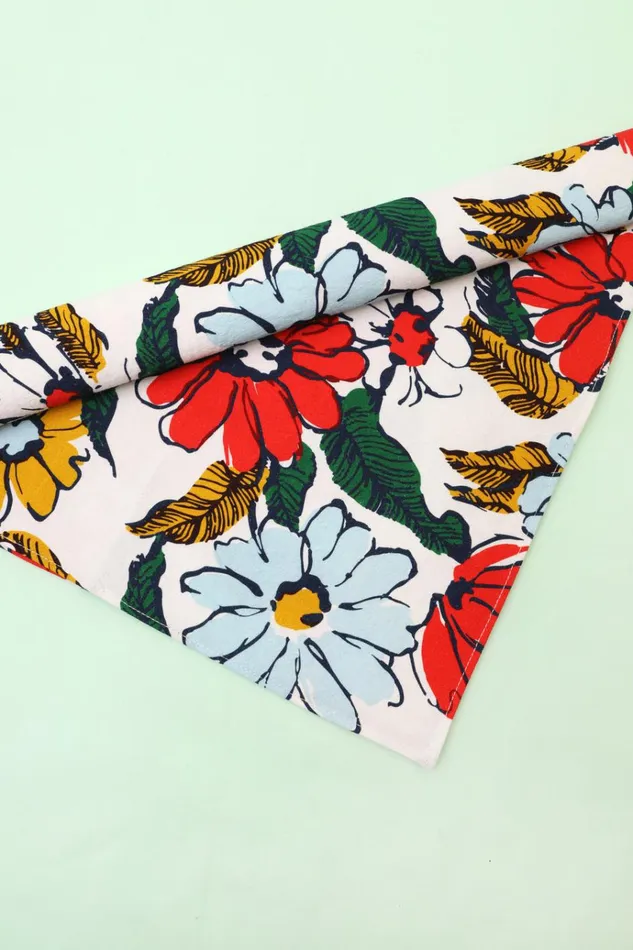 Women Neck Scarf Cosmos Floral LF Markey Headwear