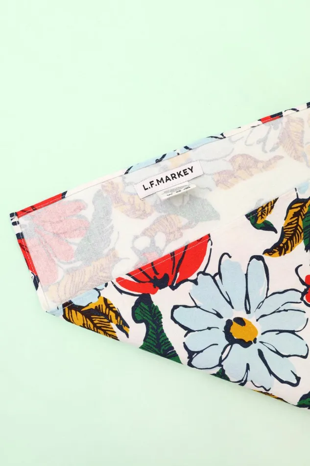 Women Neck Scarf Cosmos Floral LF Markey Headwear