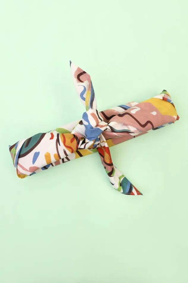 Women Neck Scarf Painted Paisley LF Markey Headwear