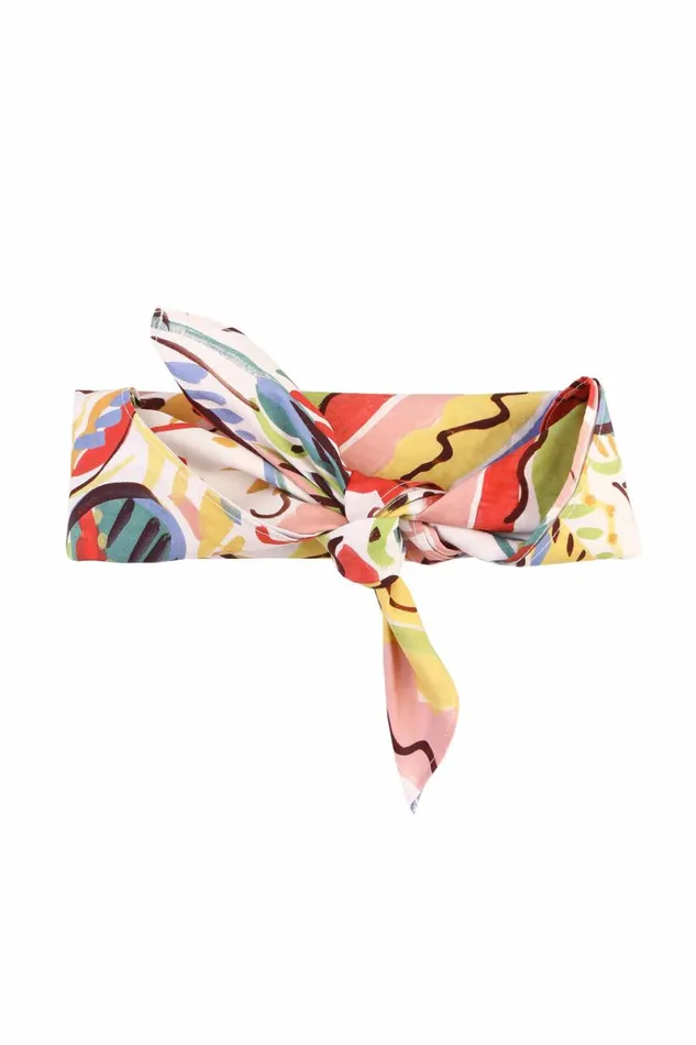 Women Neck Scarf Painted Paisley LF Markey Headwear