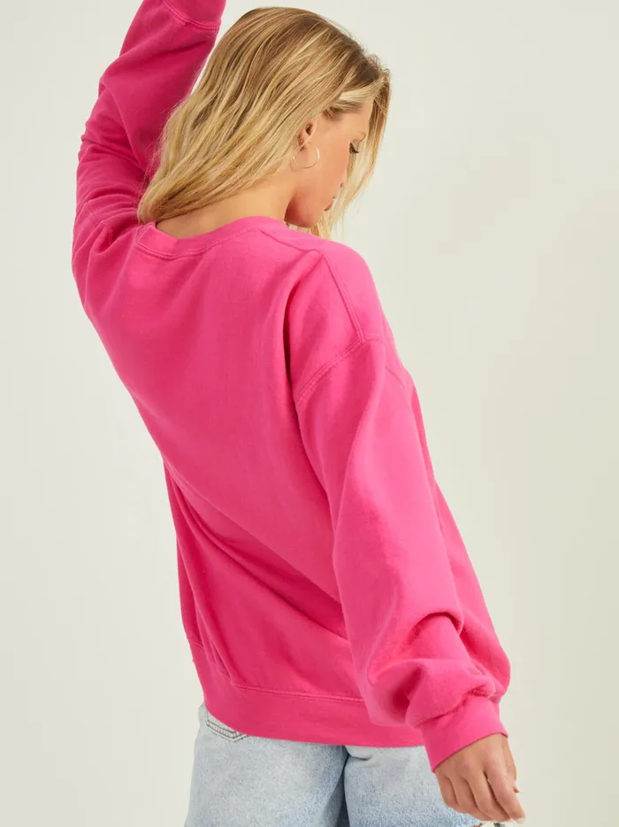 Women Nirvana Fleece Sweatshirt Fuschia Altar039d State Graphics