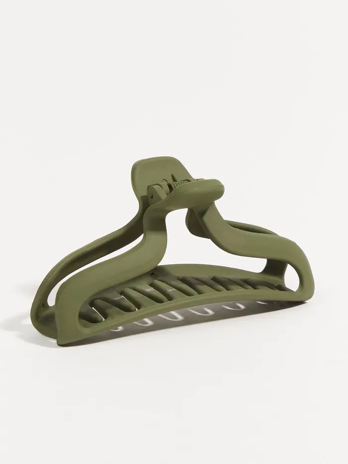 Women Open Crescent Claw Clip Olive Altar039d State Hair Accessories