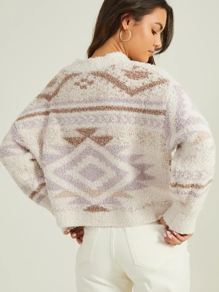 Women Paris Teddy Sweater Lavendermulti Altar039d State Sweaters