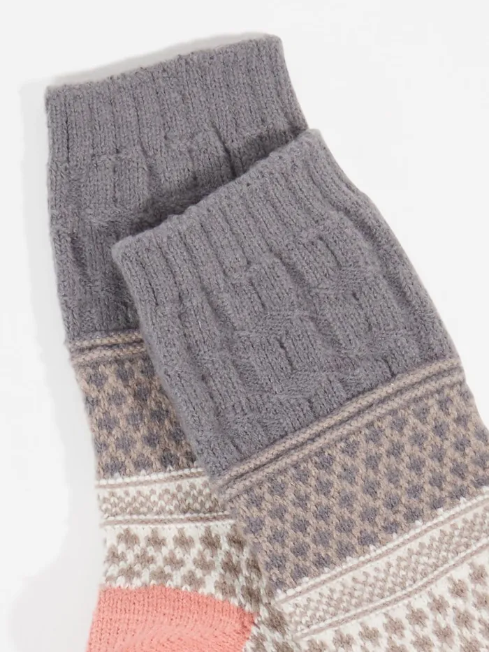 Women Patterned Cozy Crew Socks Smokeypearl Altar039d State Socks
