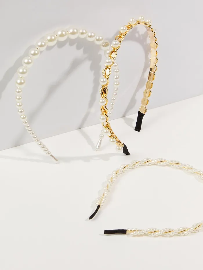 Women Pearl Headband Pack Pearl Altar039d State Hair Accessories
