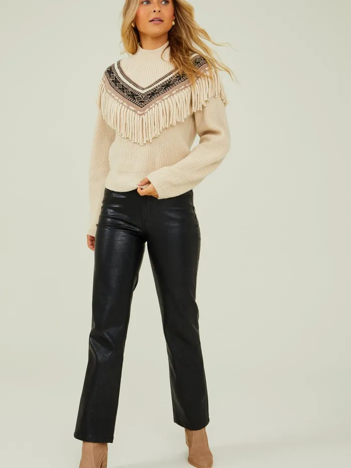 Women Reese Fringe Sweater Stone Altar039d State Sweaters
