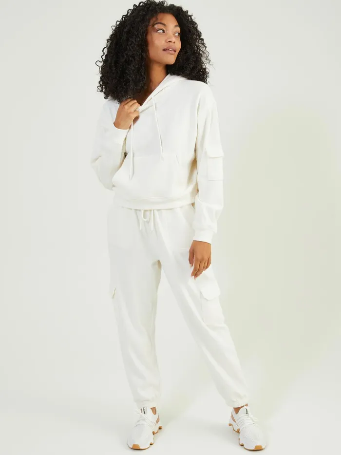 Women Rush Hour Cropped Hoodie Antiquewhite Altar039d State Activewear