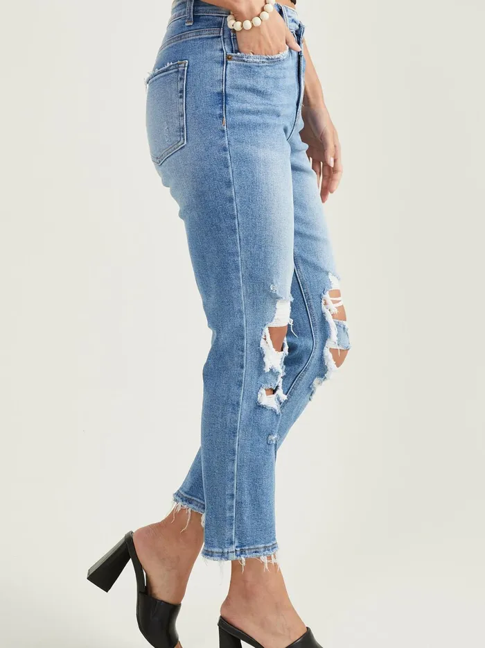 Women Sarah Straight Leg Jeans Mediumwash Altar039d State Jeans
