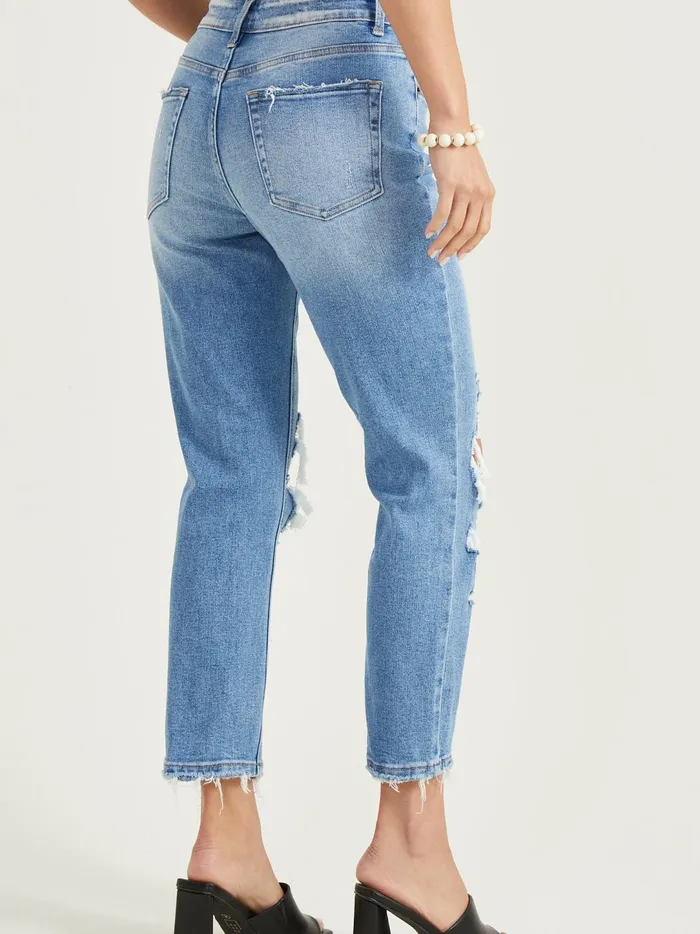 Women Sarah Straight Leg Jeans Mediumwash Altar039d State Jeans