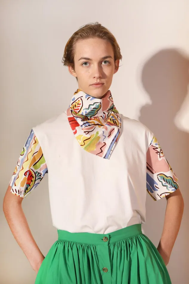 Women Selby Top Painted Paisley LF Markey Tops