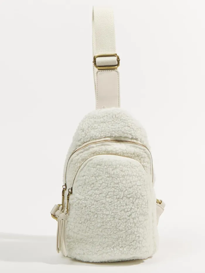 Women Sherpa Sling Bag Offwhite Altar039d State Handbags