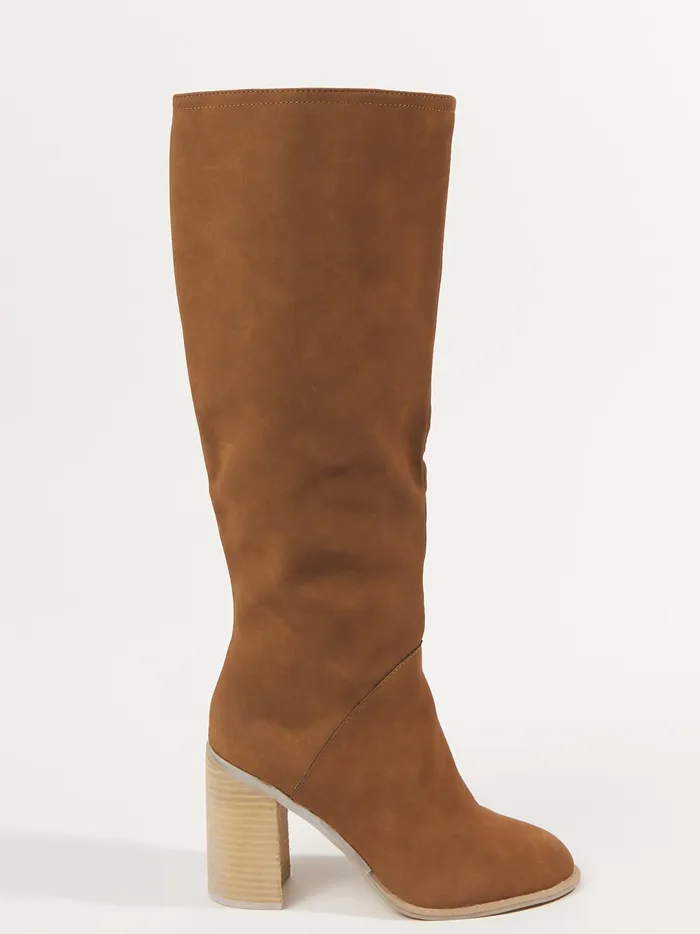 Women Shiloh Suede Tall Boots Brown Altar039d State Boots Booties