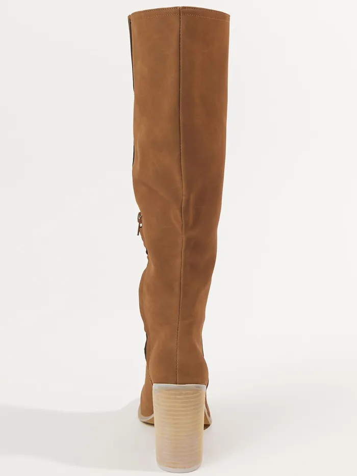 Women Shiloh Suede Tall Boots Brown Altar039d State Boots Booties