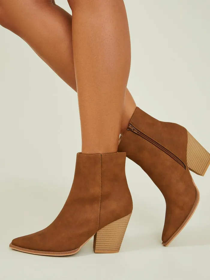 Women Sonia Suede Booties Caramel Altar039d State Boots Booties