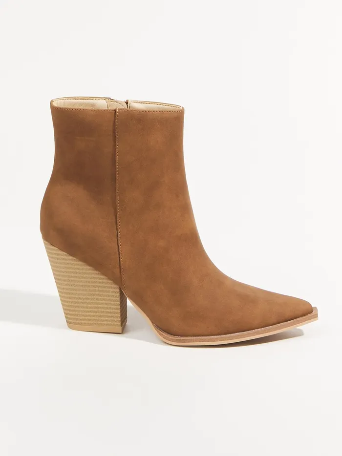 Women Sonia Suede Booties Caramel Altar039d State Boots Booties