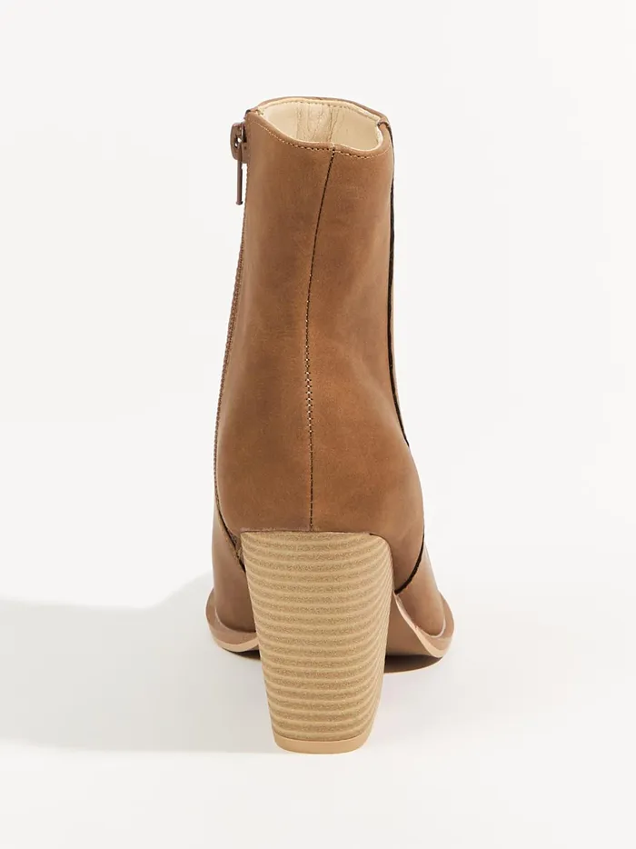 Women Sonia Suede Booties Caramel Altar039d State Boots Booties