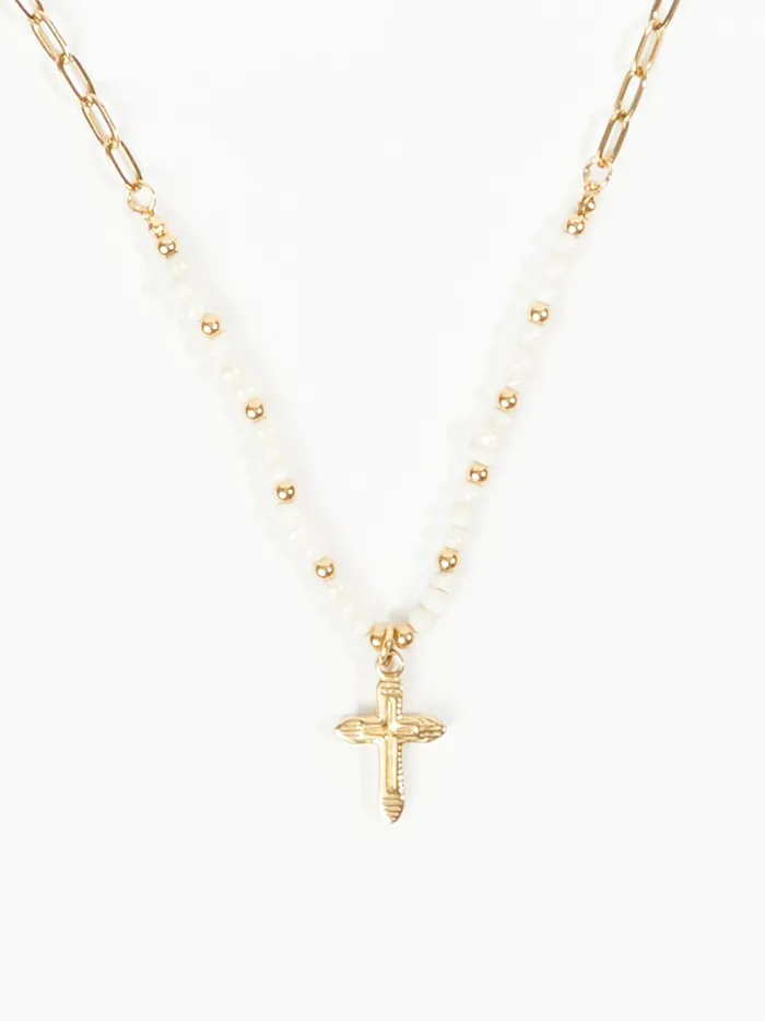 Women Stainless Steel Dainty Cross Necklace Gold Altar039d State Jewelry