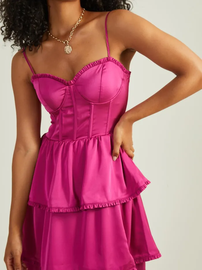 Women Stellni Satin Maxi Dress Pinkberry Altar039d State Maxi Midi